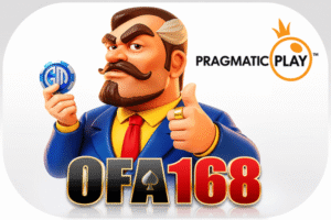 OFA168 Pragmatic Play 線上老虎機遊戲角色與品牌標誌